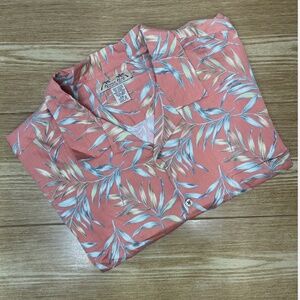 Men’s Hawaiian Shirt Kona Kai Floral Lightweight Collared Short Sleeve 2XL